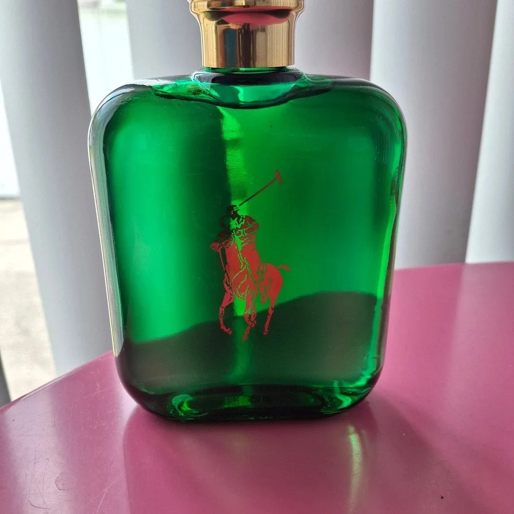Vintage Polo Ralph Lauren Green Men's After Shave Splash Large 8 oz Jumbo Bottle